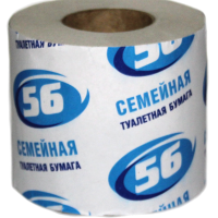 Туалетная бумага “Семейная 56”  на втулке